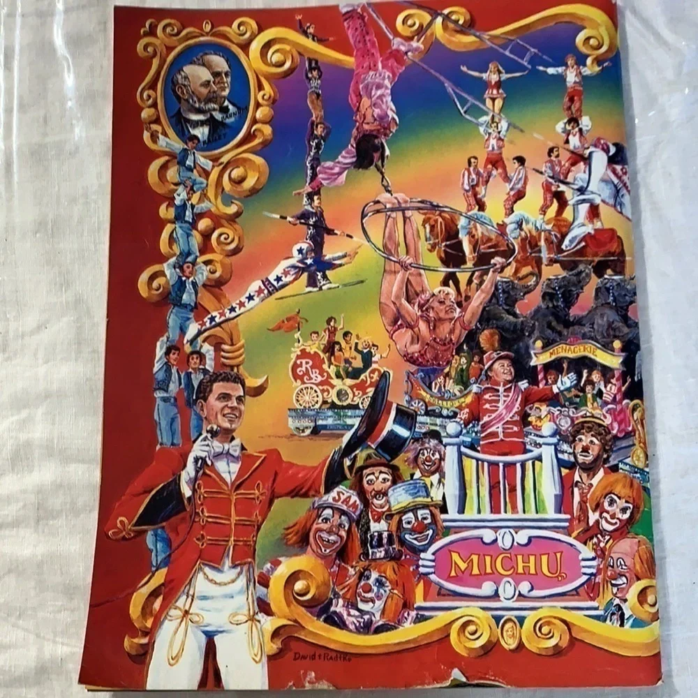 Vintage Ringling Brothers and Barnum and Bailey Circus program 1984 program
